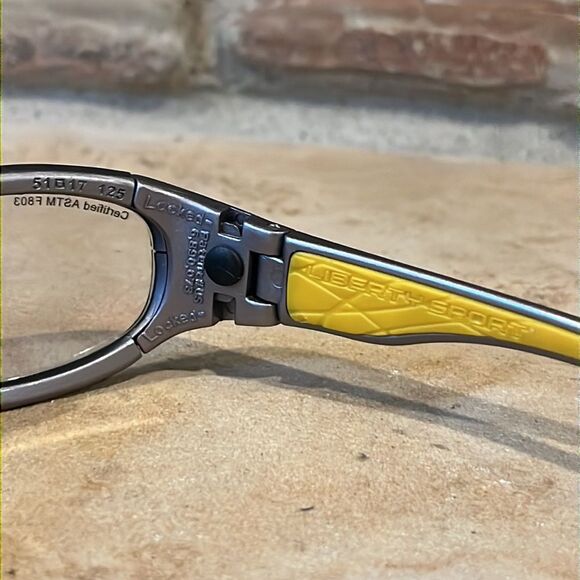 Liberty Sport Rec Specs Morpheus F8 Grey and Yellow Safety Glasses - Picture 7 of 7